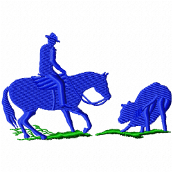 Horses Embroidery Design 7 Horses Embroidery Design 7